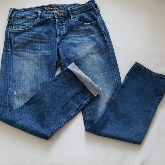 True Religion Low Rise Straight Leg Jeans - Picture 5 of 8